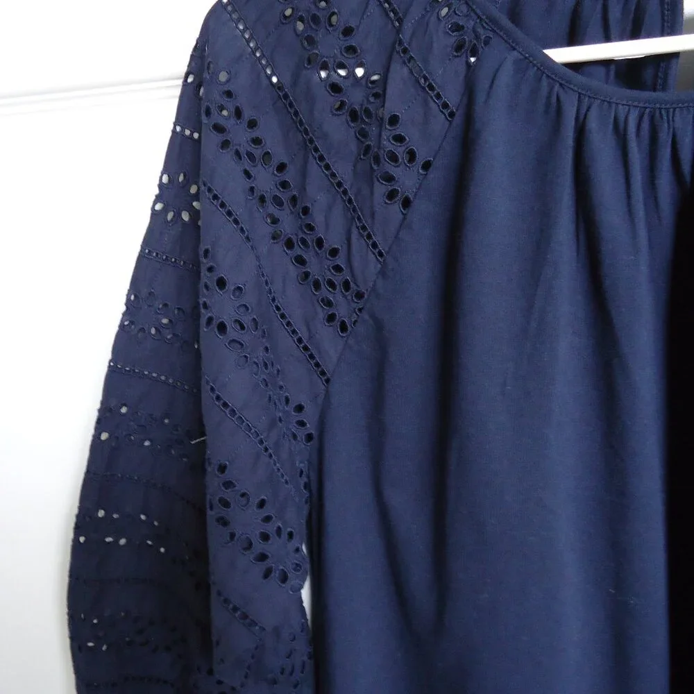 J Crew Top S Eyelet